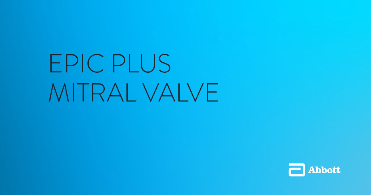 Van sinh học mô heo Abbott Epic Plus Mitral